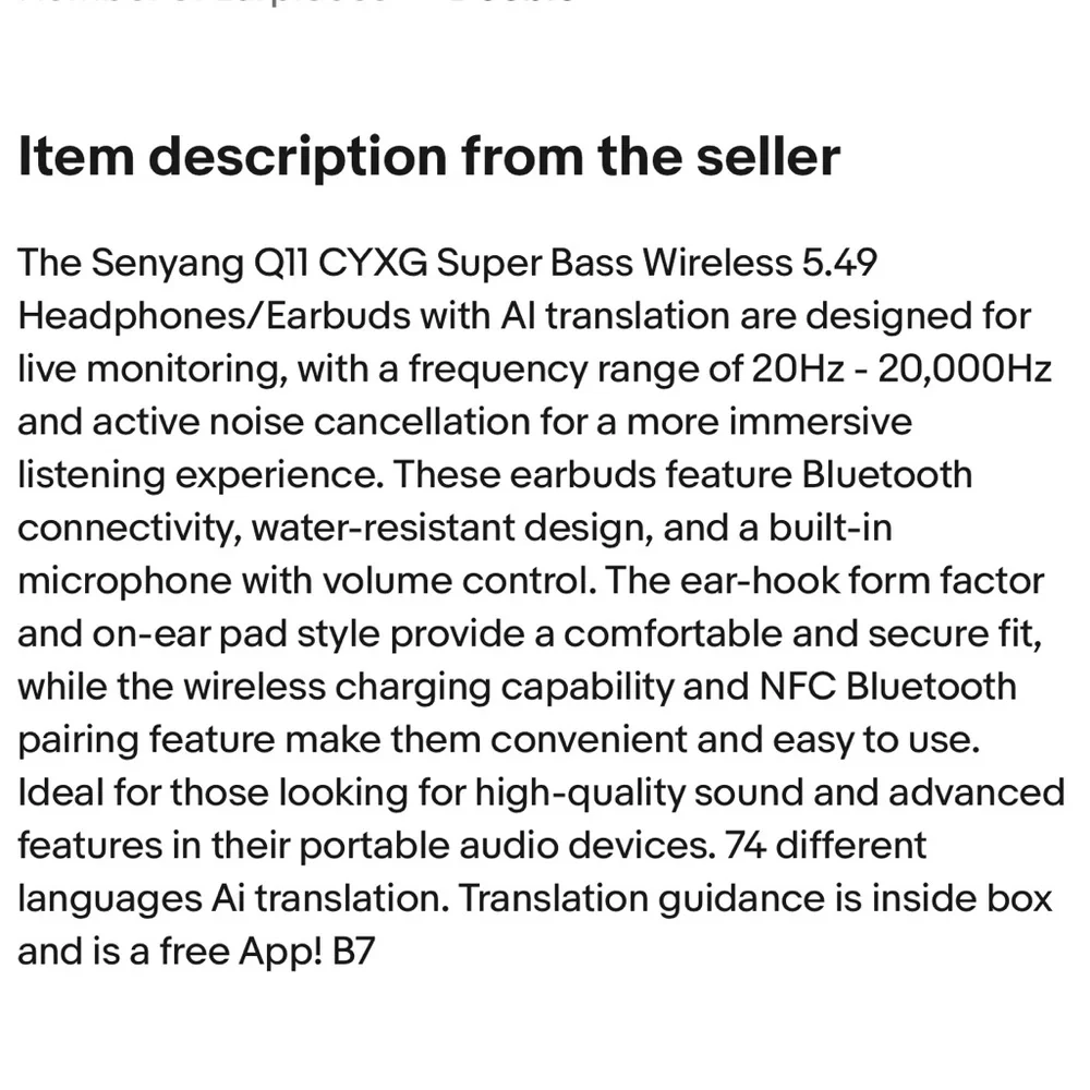 Q11 TWS Earbuds Wireless Charging Case